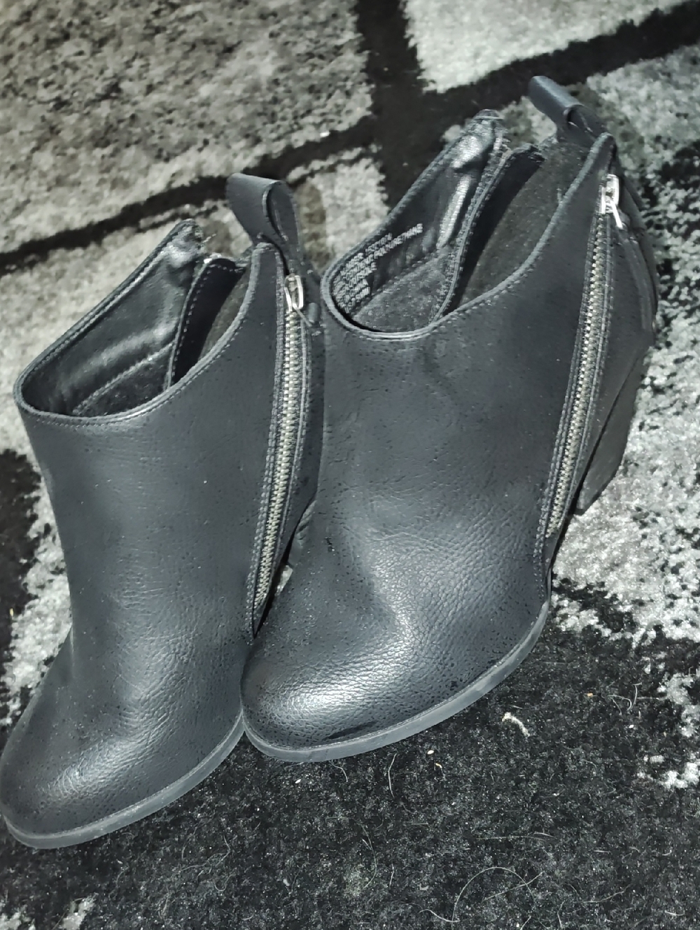 torrid Black Side-Zip Ankle Booties
